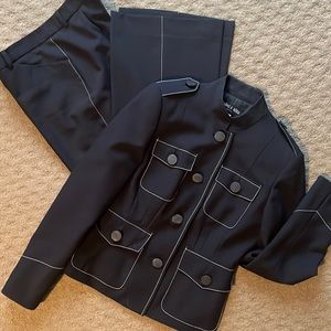 Isabel & Nina Navy Vintage suit